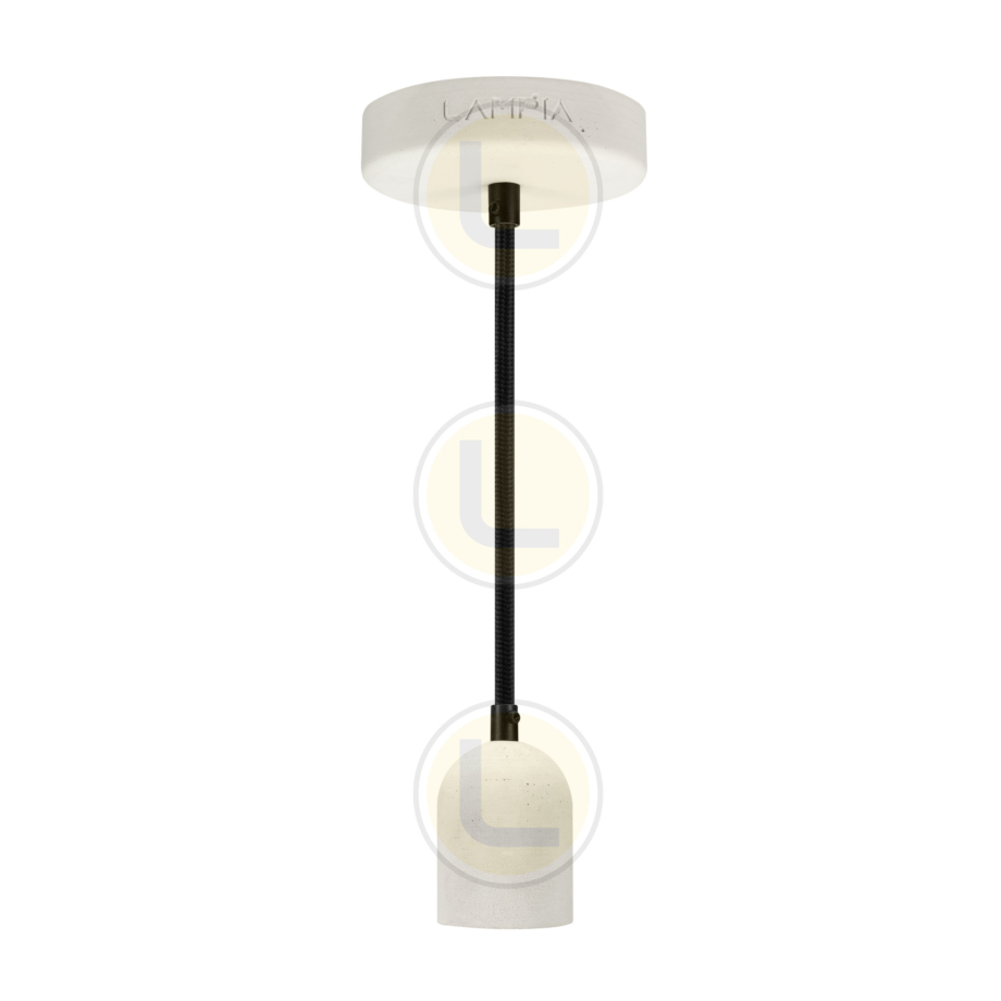 pendel hanglamp wit beton